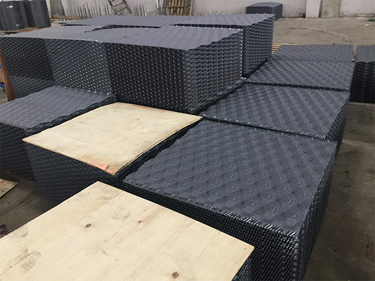 llenador lleno 0.32mm-0.6m m del PVC de la refrigeración por aire de la torre de enfriamiento de 850X1000m m