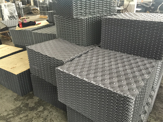 llenador lleno 0.32mm-0.6m m del PVC de la refrigeración por aire de la torre de enfriamiento de 850X1000m m
