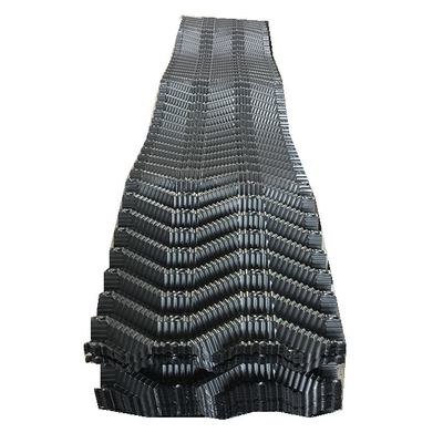 Terraplén azul negro 500m m del panal del paquete del terraplén de la torre de enfriamiento del PVC 0.32-0.6m m
