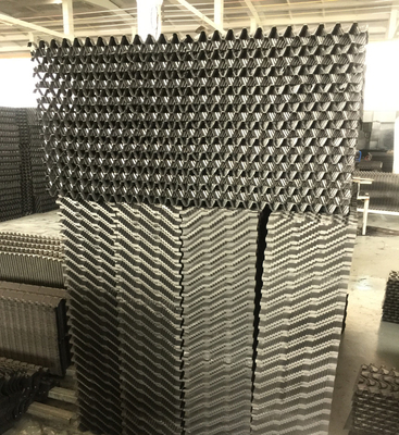 Material lleno contrario de la torre de enfriamiento del llenador FRP del PVC de la torre de enfriamiento del flujo