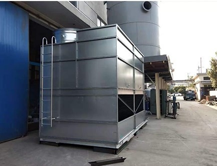 Medios refrigerador de enfriamiento industrial flúido de la agua fría del flujo cruzado