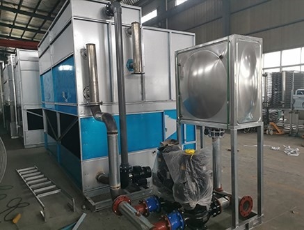 Medios refrigerador de enfriamiento industrial flúido de la agua fría del flujo cruzado
