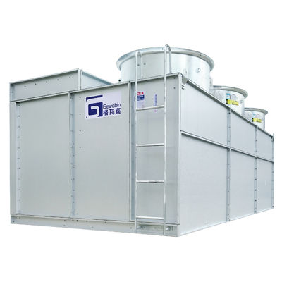 80 Ton Cooling Tower Exporter Square Closed Loop Type Counter Flow Water Cooling Tower